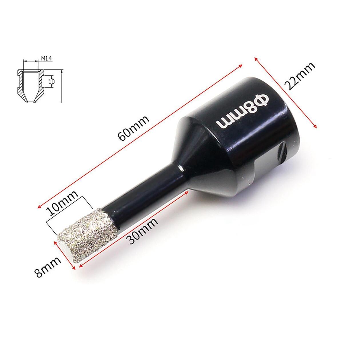 Set of 6 Dry Diamond Drill  Drilling Tools for Marble Porcelain Tile