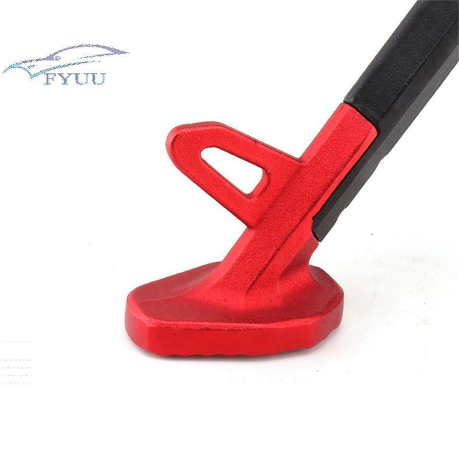 Motorcycle Single Side Stand Leg Kickstand Supporter 220MM CNC Alloy Black+Red