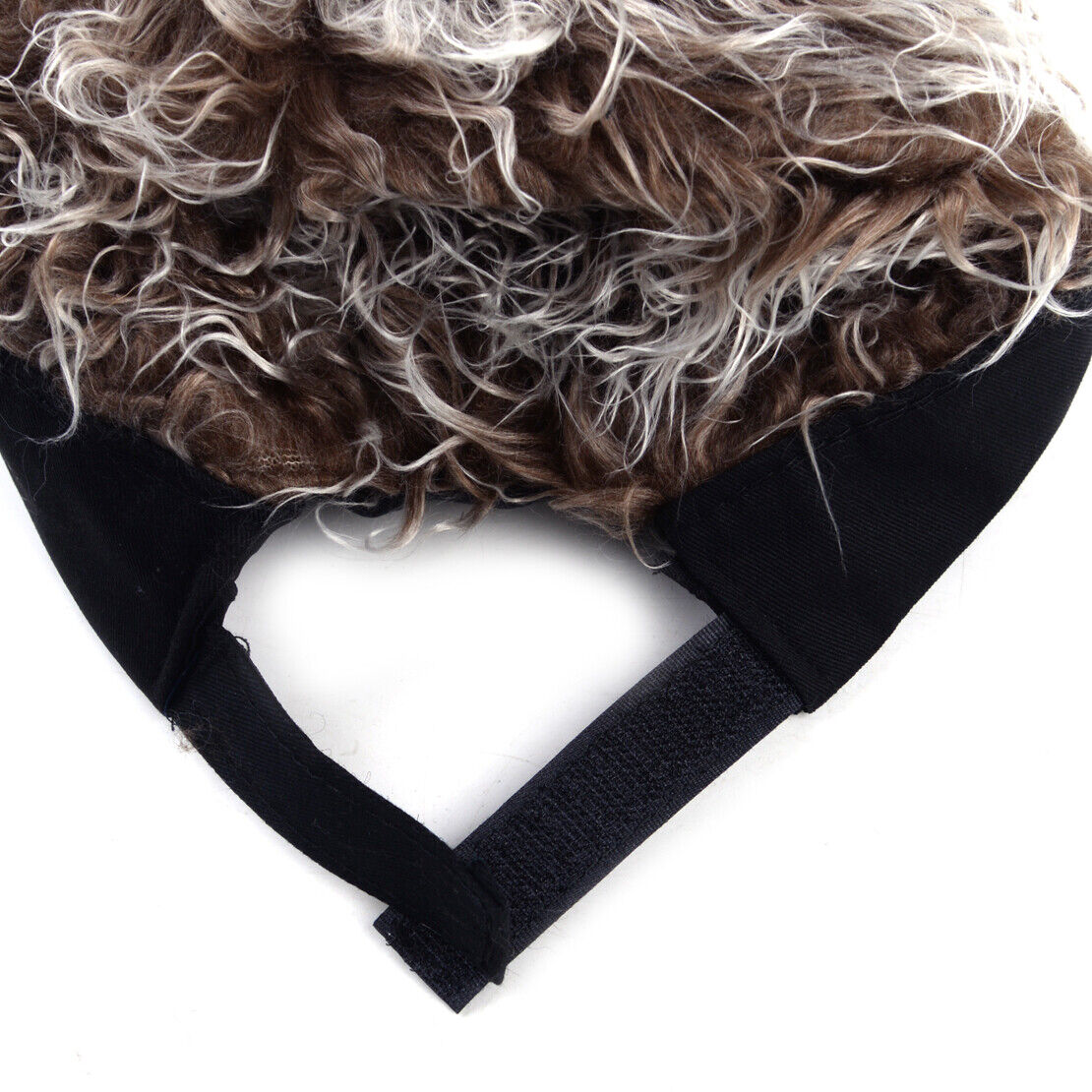 GRAY&BLACK Toupee Wig Hairpiece Baseball Hat Sun Visor Cap Adjustable Hook Li