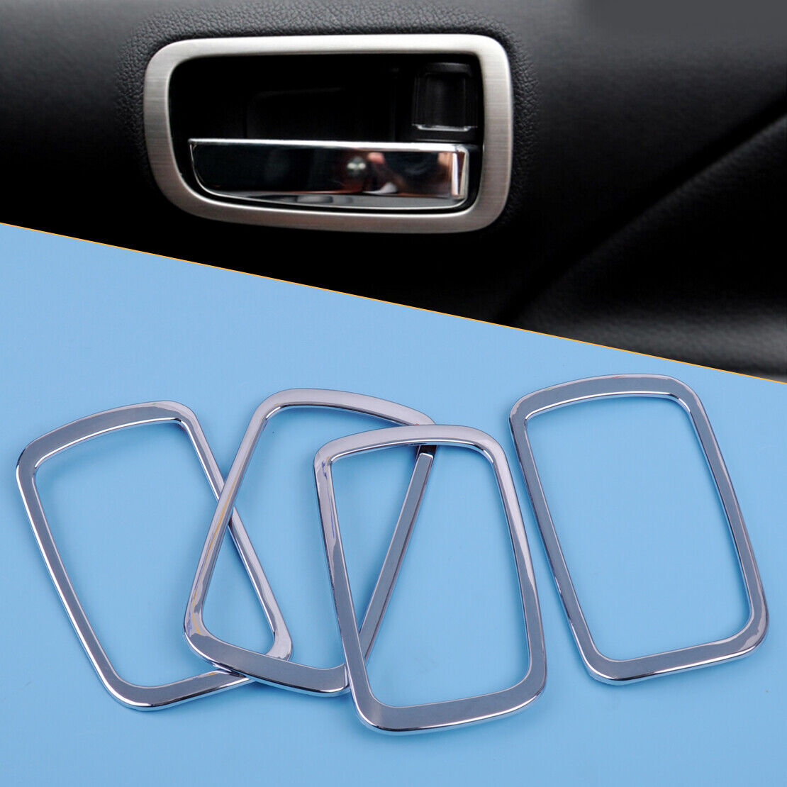 4In Door Handle Bowl Cover Trim fit for Mitsubishi ASX Outlander Sport RVR Li