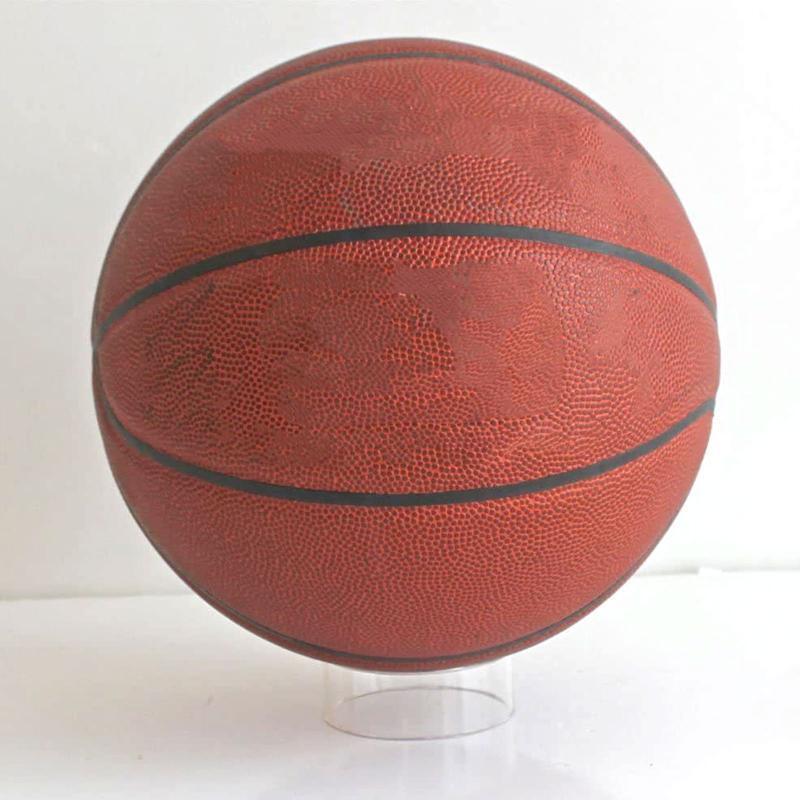 Clear Acrylic Ball Stand Holder Display Rugby Basketball Football Soccer Marbles