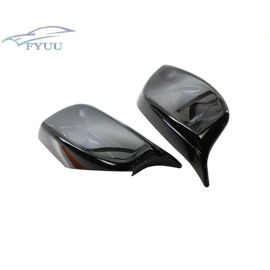 For BMW 5 Series E60 E61 E63 2004-2007 Rear View Mirror Cover Glossy Black