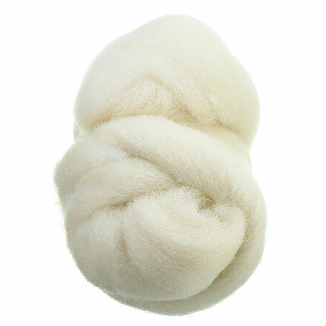 Needlefelting Wool Corriedale Top Roving Dyed Spinningss Wet Felting Fiber New