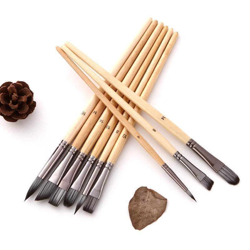 24Pcs Artist Paint Brush with Roll-up Bag Portable Art Set for Beginner Painting