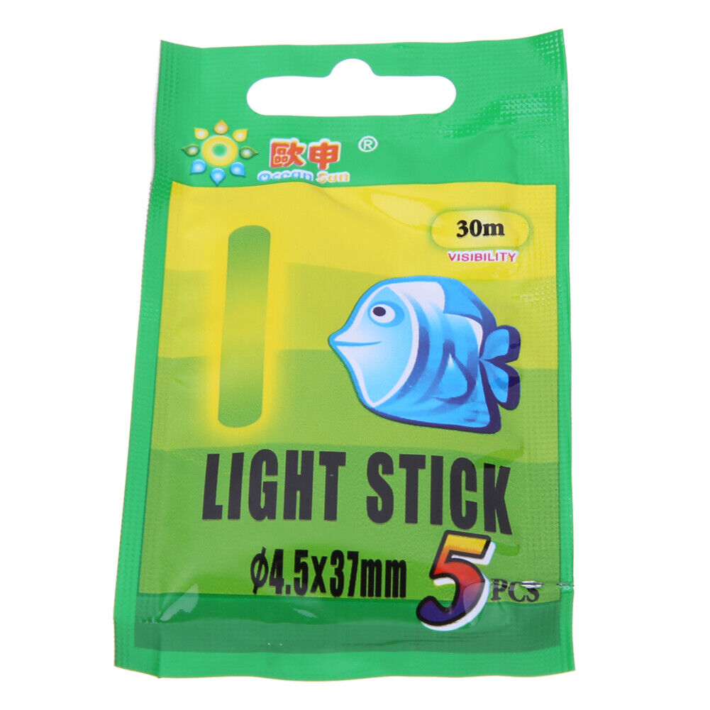 25Pcs Multi-Color Fishing Float Fluorescent Lightstick Light Rod Dark Stick