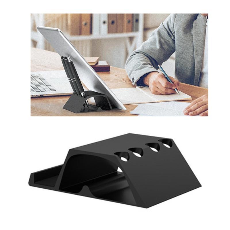 2 in 1 Pen Container with Phone Stand for All Mobile Phones iPads Stable