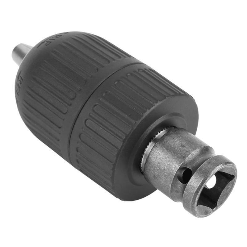 5 Pieces Drill Chuck Plus Shank Adapter Socket Woodworking and Electric DIY