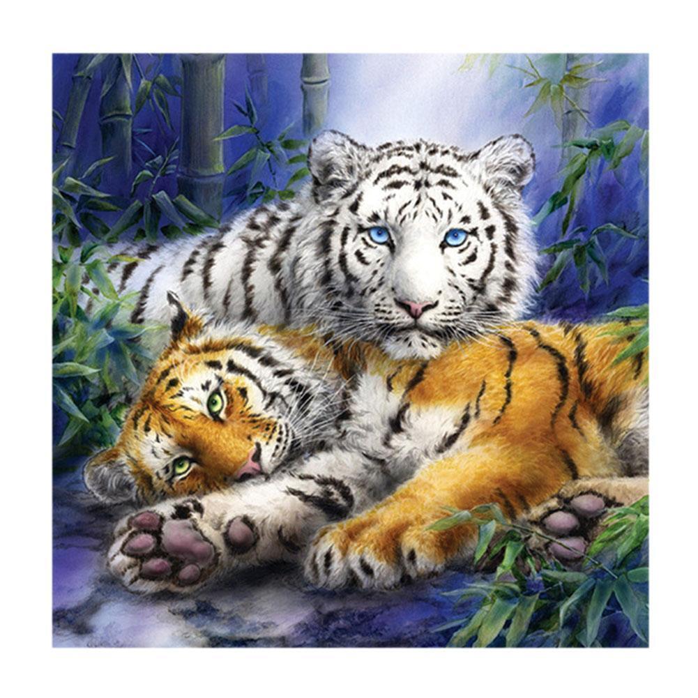 5D DIY Tiger Diamond Painting Embroidery DIY Craft Cross Stitch Home Decor