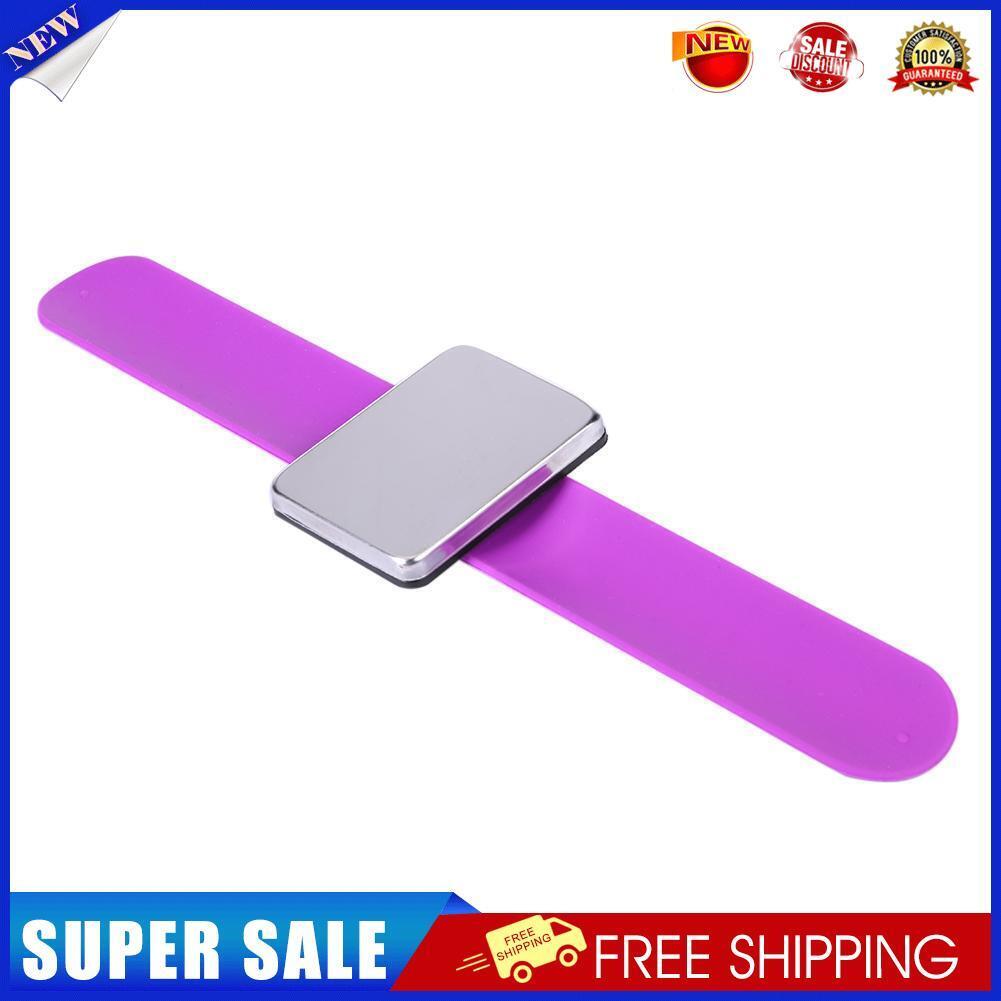 Salon Magnetic Bracelet Wrist Band Strap Hair Clip Hairdressing (Purple)