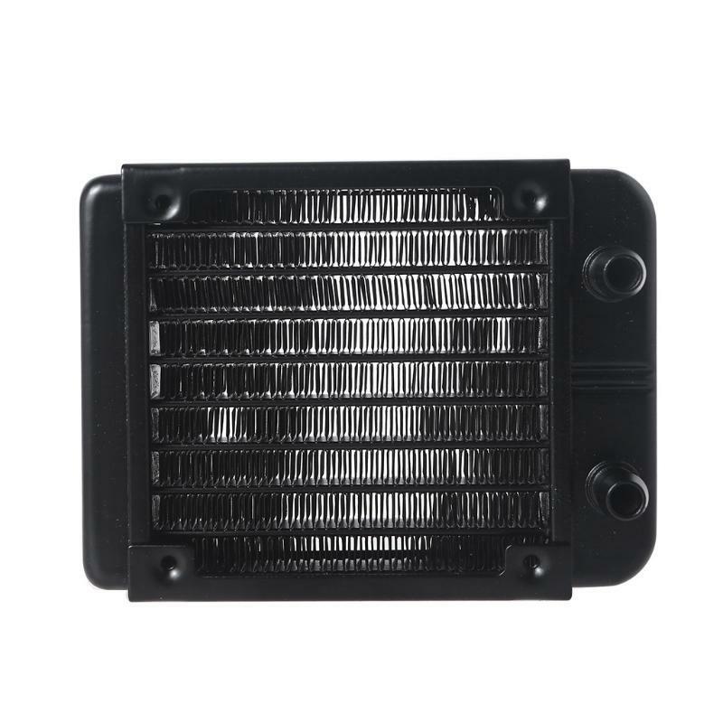 PC Aluminum Radiator Water Cooling 8 Tubes Heat Exchanger Fast Heat Dissipation