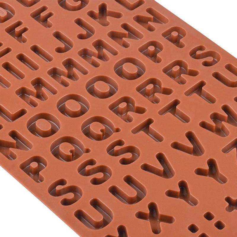 Letters Theme Molds for Chocolate Candy or Fondant Cake Decorating Tools Gift