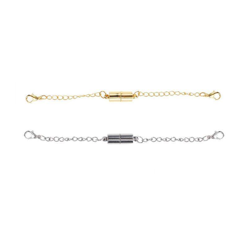 31 Pcs/set Magnet Buckle Bracelet Necklace Connection Extension Chain Set Women