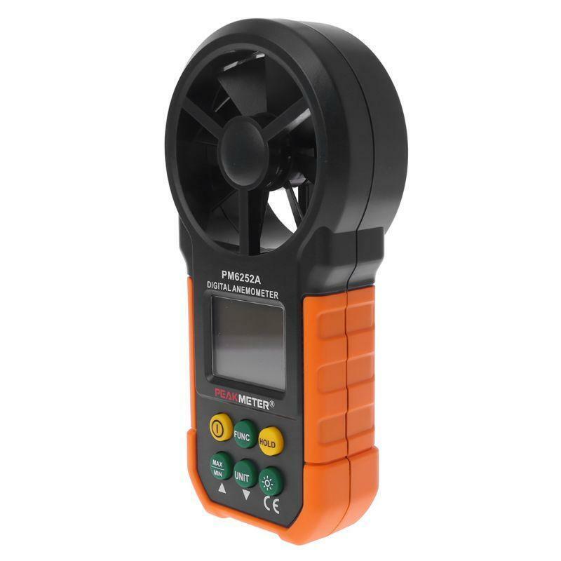 HYELEC MS6252A Digital Air Speed Anemometer / Air Volume / Air Flow Test Meter
