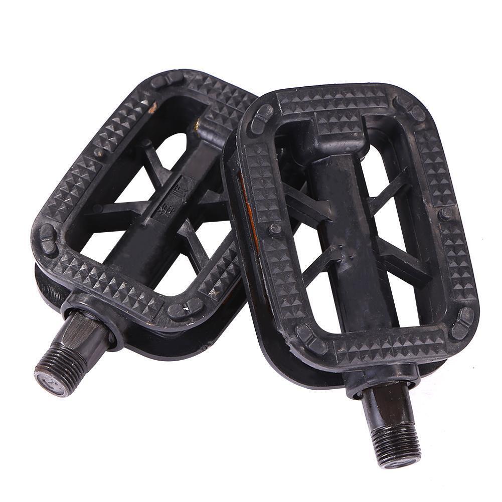 1 Pair Plastics Anti-skid Bike Ball Bearing Pedals for MTB Cycling Sports