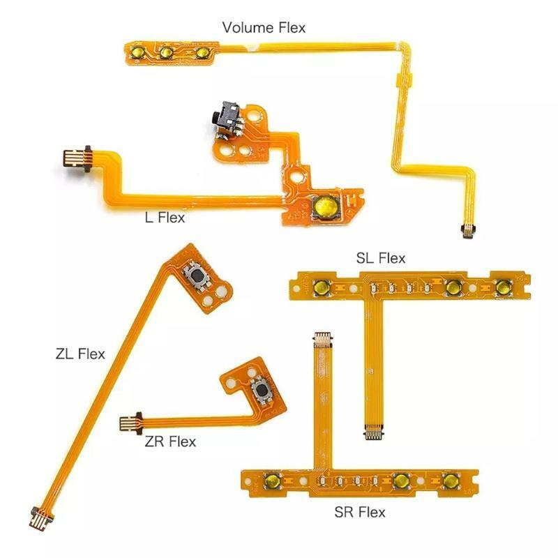 6Pcs Upgraded Conductive Film Flex Cable for Switch Joy Con Game Controller