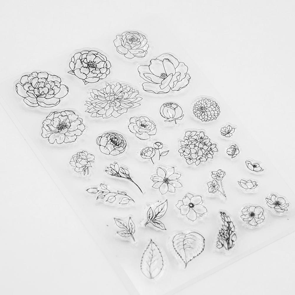 Silicone Transparent Seals Clear Stamps for DIY Scrapbooking Photo Album