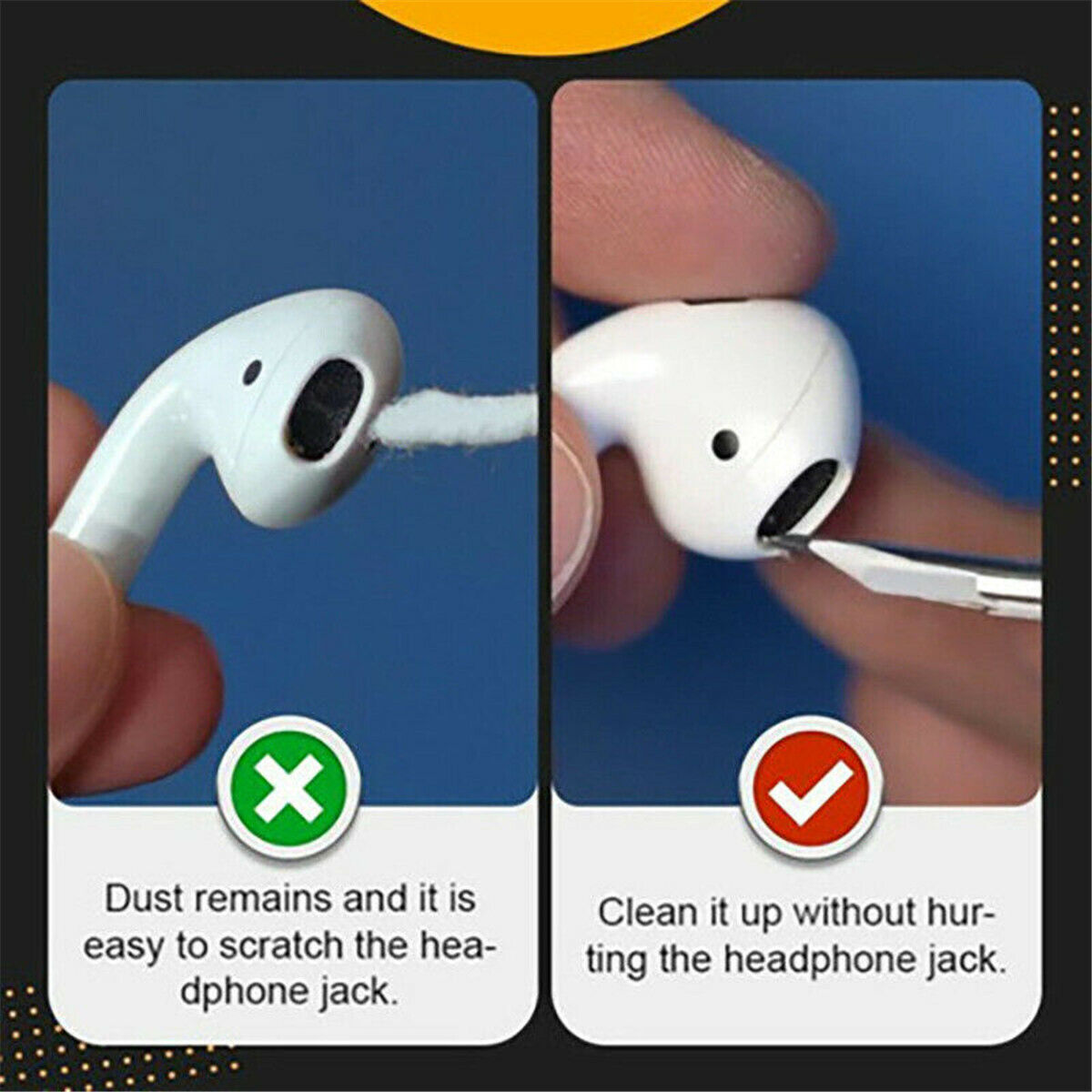 Bluetooth Earbuds Cleaning Pen Kit Clean Brush for Airpods Wireless Earphones