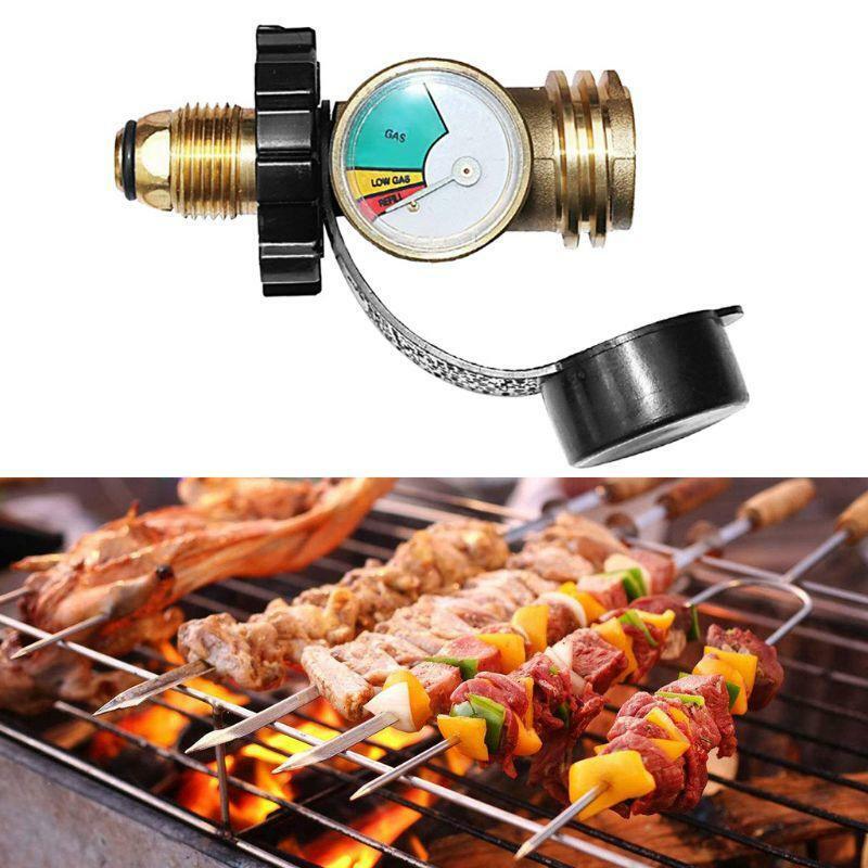 Universal BBQ Gas Propane Pressure Gauge Tank RV Pressure Gauge Level Indicator
