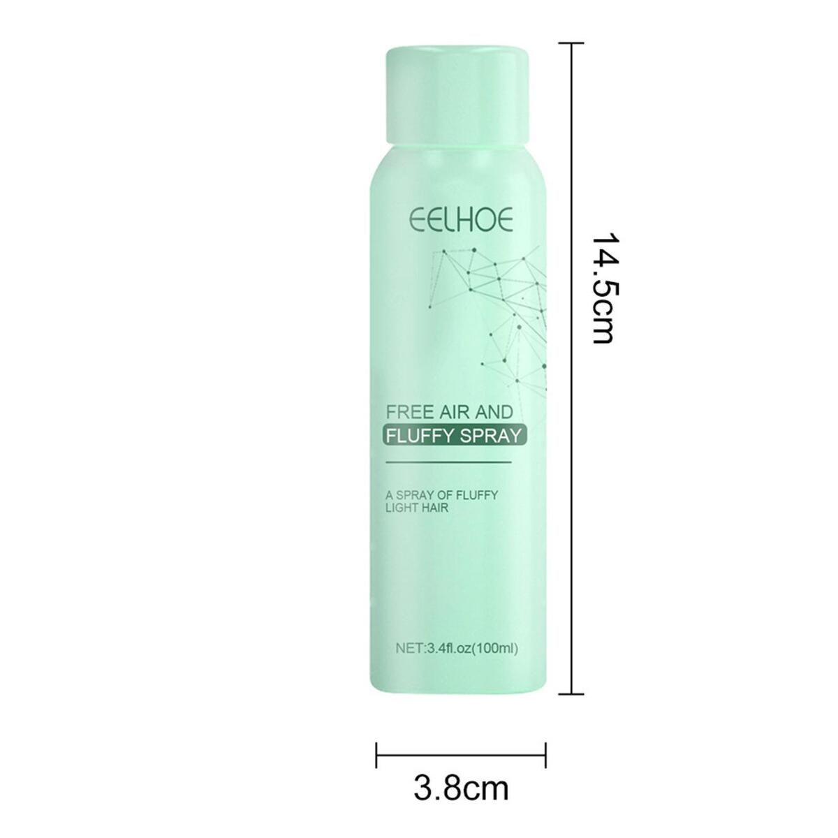 100ml Leave in Dry Hair Spray Portable No Wash Volume Lift Hairspray