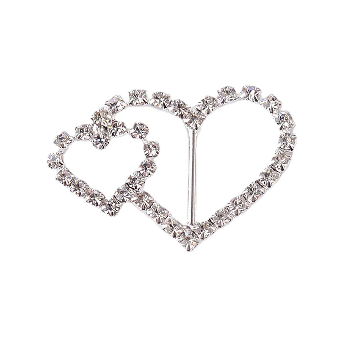 Rhinestone Ribbon Buckles Sliders Sash Scarf Buckle Clip DIY Hairpins