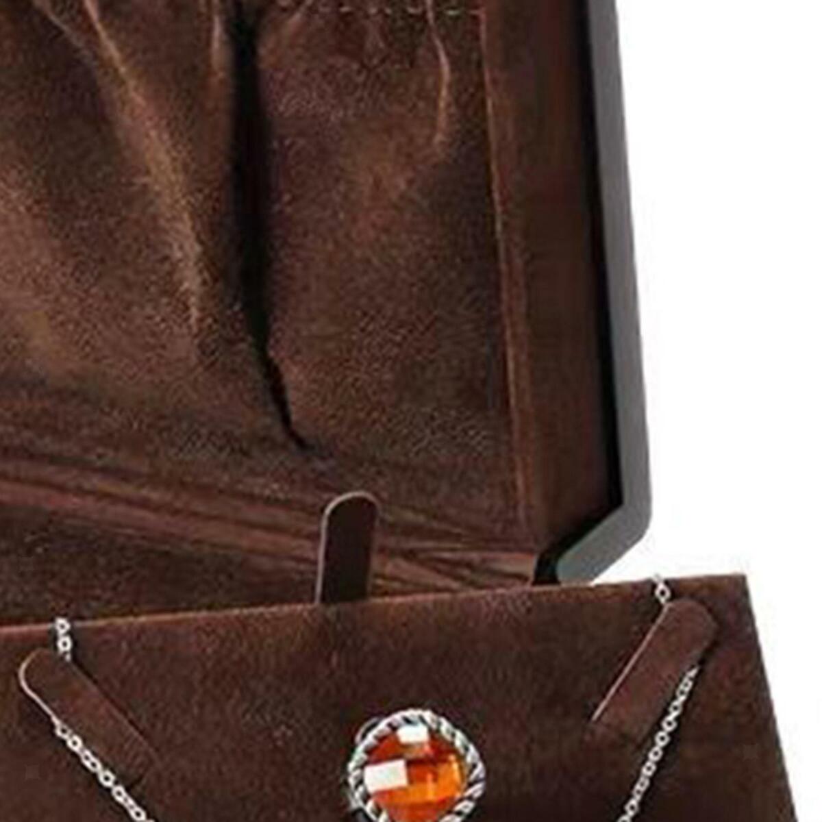 Wooden Jewelry Box Earrings Rings Studs Travel Case Display Holder Showcase