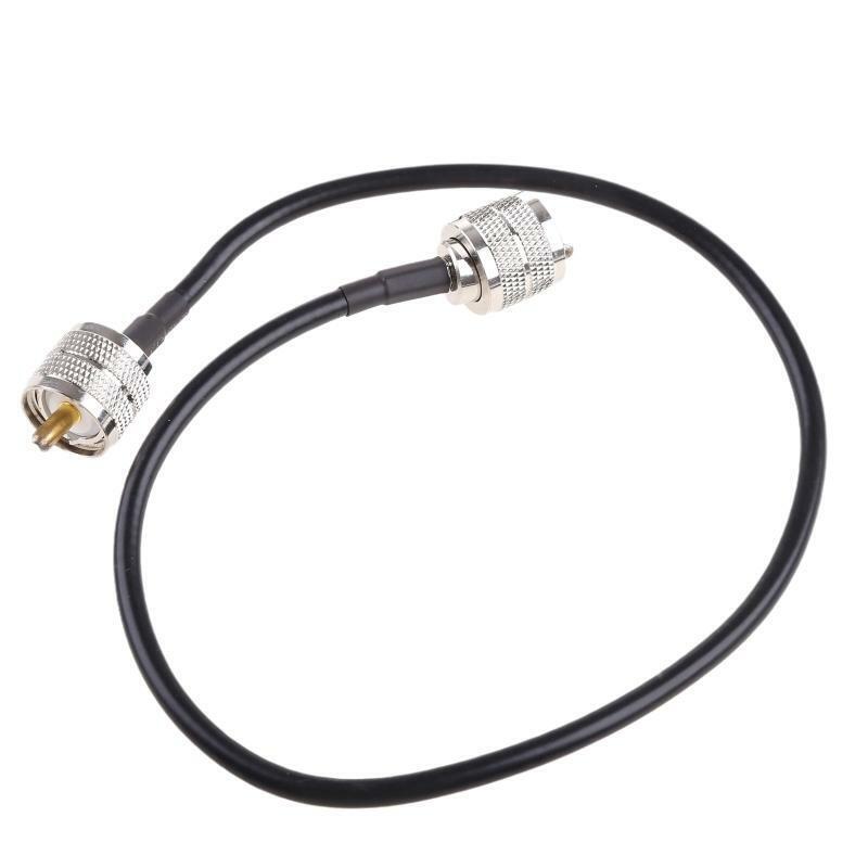 High-Power Digital Coax Cable UHF Male PL-259 to UHF Male Jumper Cable Easy Use
