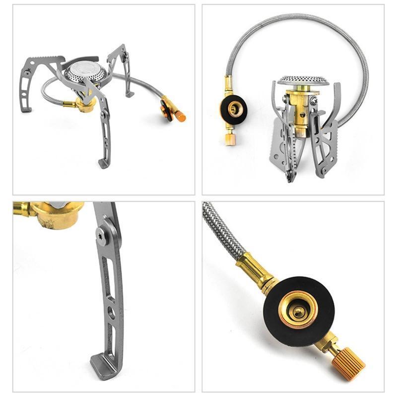 Gas Burner Portable Folding Ultralight Tourism Cooker Equipment Hiking Picnic