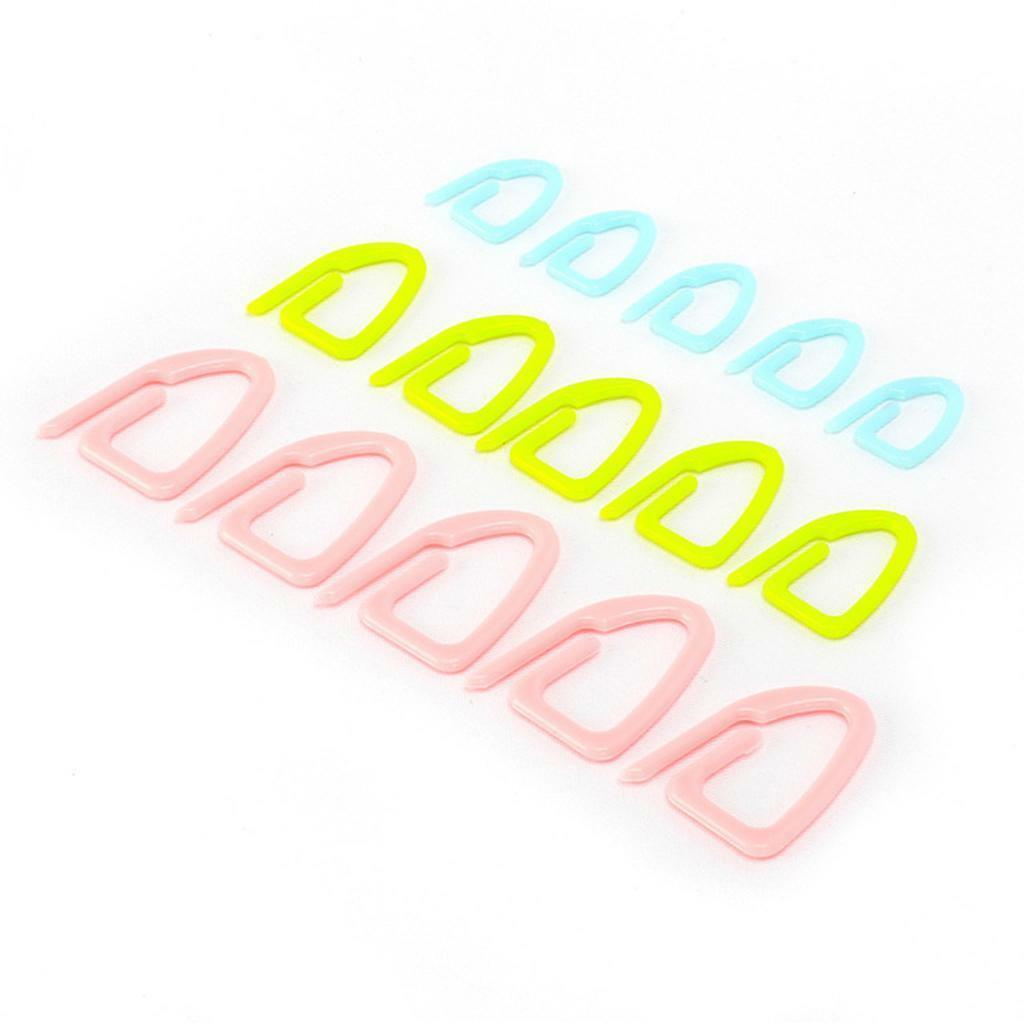 15Pcs Plastic Knitting Stitch Markers   Sewing Accessories