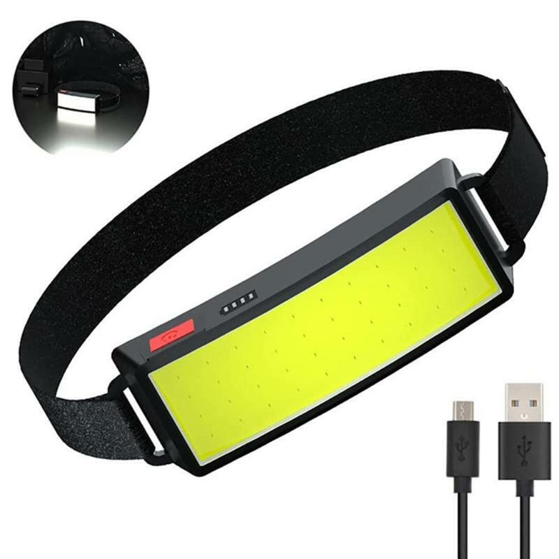 LED Headlight with USB Rechargeable Detachable High Bright Headlamps Easy to Use