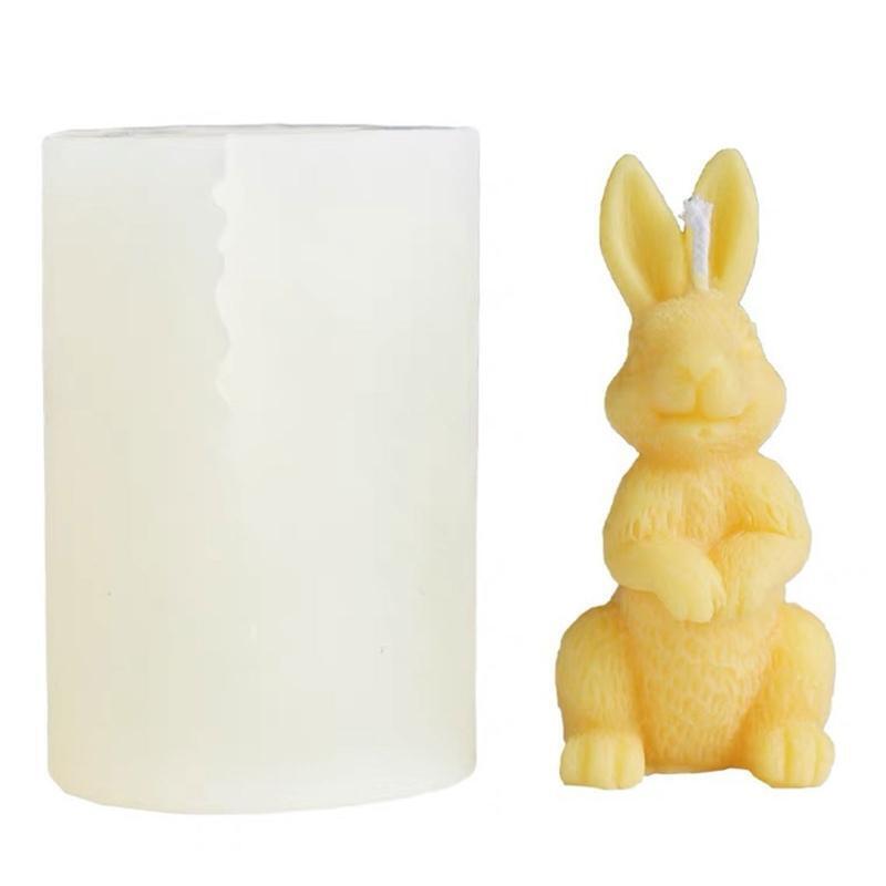 Cake Molds DIY Scented Candle Sitting Rabbit Silicone Mold Gift for Baking Lover