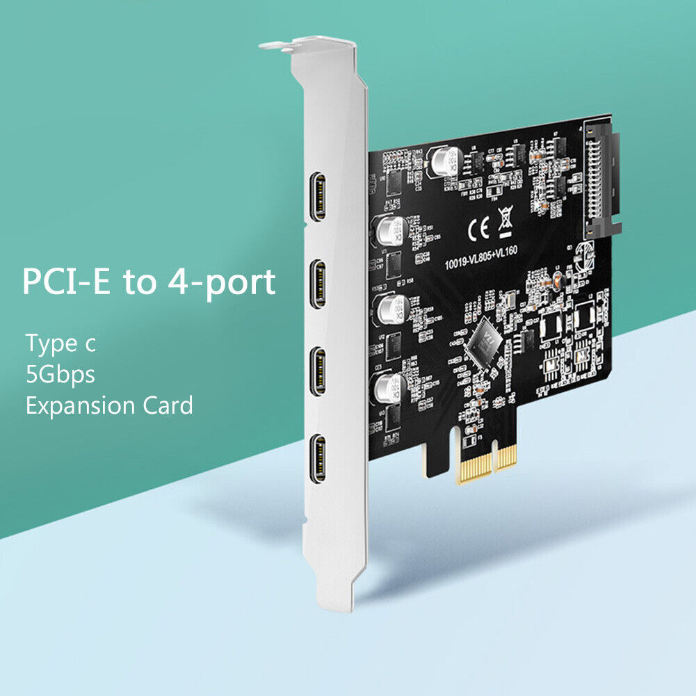 MAIWO KC019 PCIE to Type-C USB 3.1 Expansion Card Adapter Docking Station