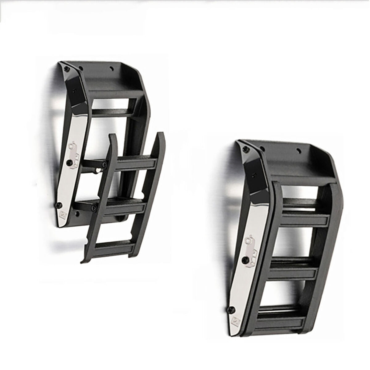 RC Modification Retractable Ladder for 1:10 RC Car SCX10 Trx-4 Tank300 MST A2UK