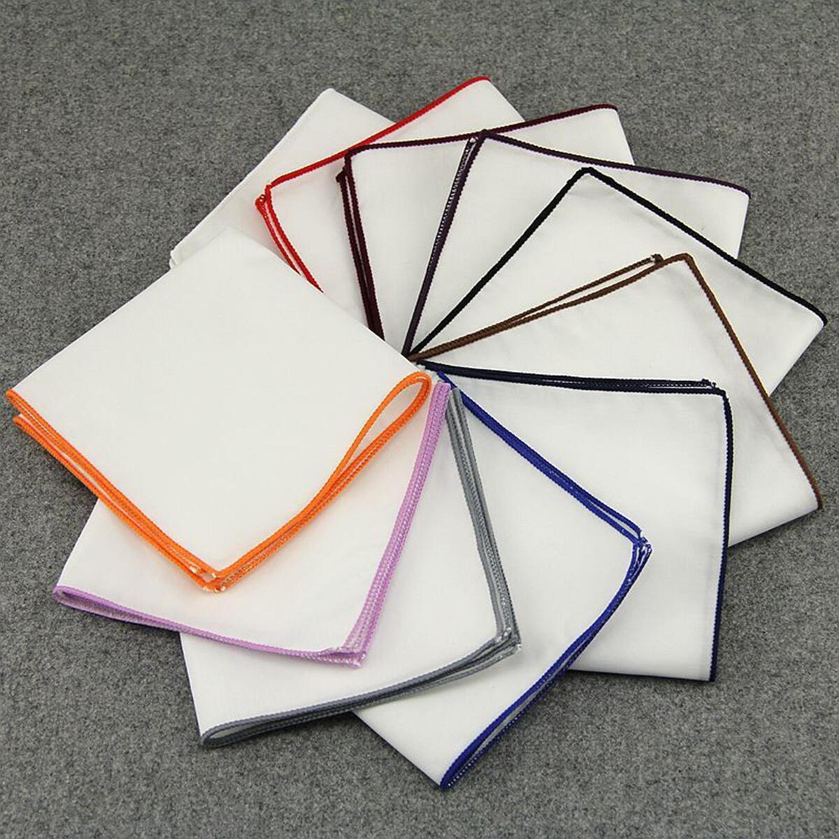 Pocket Square Hanky Handkerchief Groom Suit Accessories Casual Use for Teens