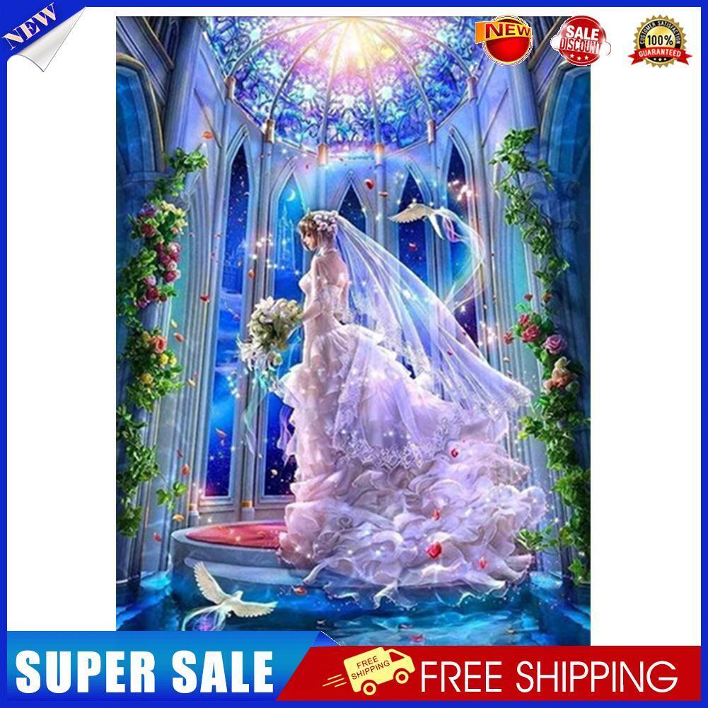 DIY 5D Wedding Diamond Embroidery Painting Beauty Cross Stitch Home Decor