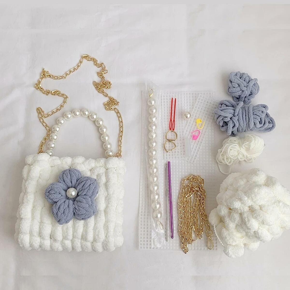 Bag DIY Materials Accessories for  Crochet Bag   Handmade