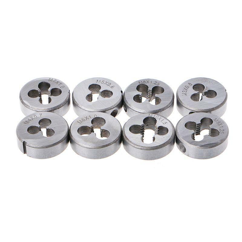 20 Pcs Tap Die Set Metric Hand Threading Tool Tungsten Carbide Screw Thread
