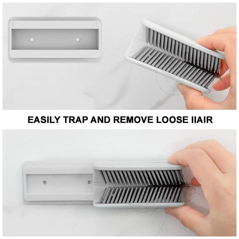 Self Adhesive Shower Hair Catcher Bathtub Filter Hair Catcher Easy to Remove