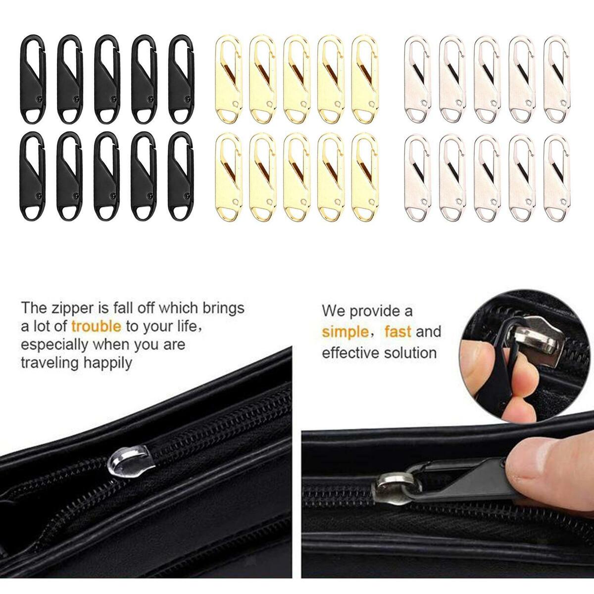 30  Zipper Pull Replacement Zipper Repair Tab Fixer Zipper Sliders