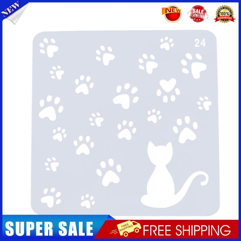 DIY Photo Album Theme Lace Ruler Scrapbook Painting Template Drawing Tool(E