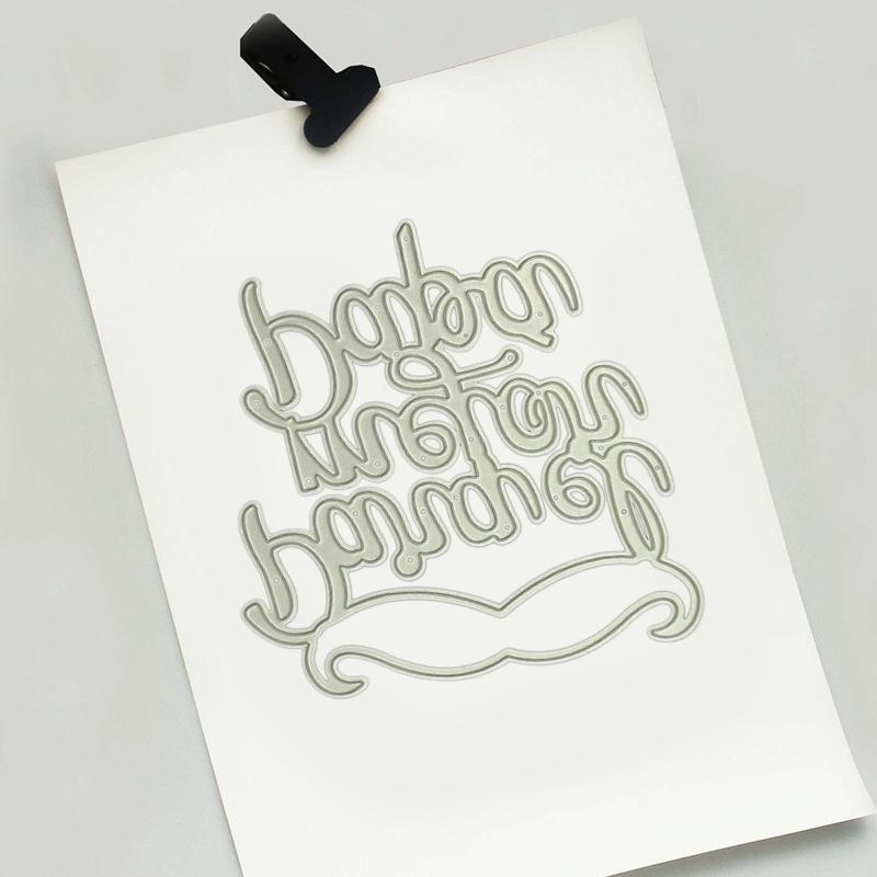 Beard Metal Cutting Dies Stencil Scrapbooking DIY Album Stamp Paper Card