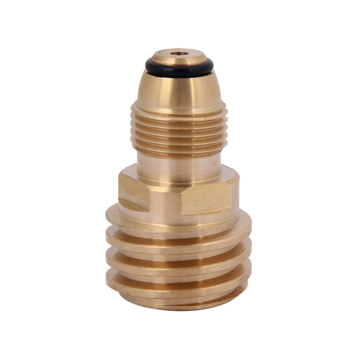 Brass POL to QCC1 Valve Propane Gas Tank Convert Joint for Camping Gas Tank Use