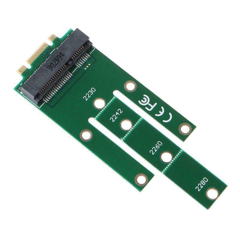 M.2 B Key to mSATA Adapter Card Mini PCI-e Add-on Converter SSD 2242 2230 2260