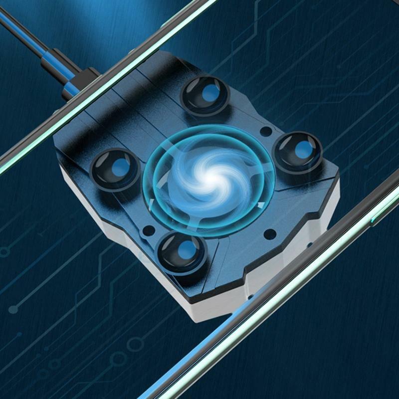 P11 Phone Radiator USB Recharged Cooler Cellphone Back-clip Heatsink 4700r/min