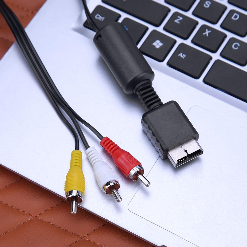 Audio Video to RCA AV Adapter Cable for PS2/3 Game Console