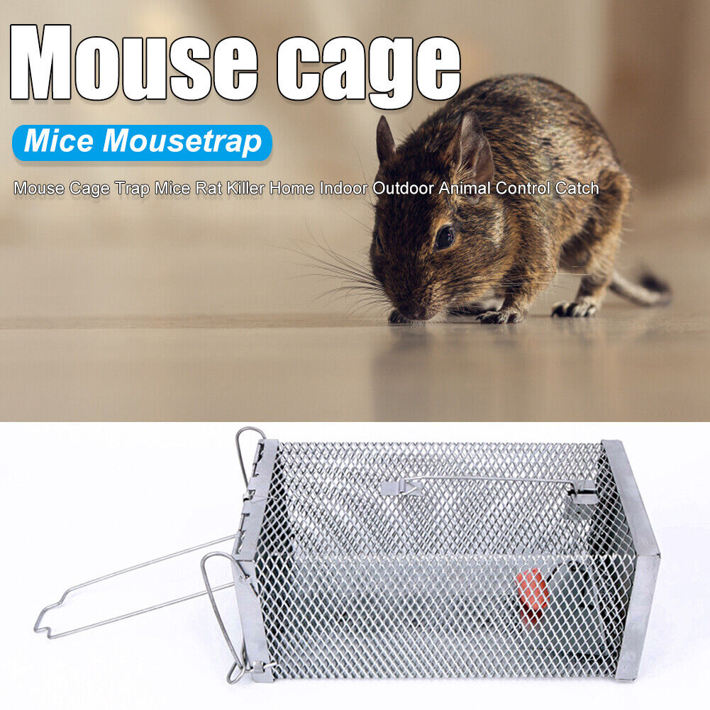 Mouse Cage Trap Mice Rat Killer Home Indoor Outdoor Animal Control Catch
