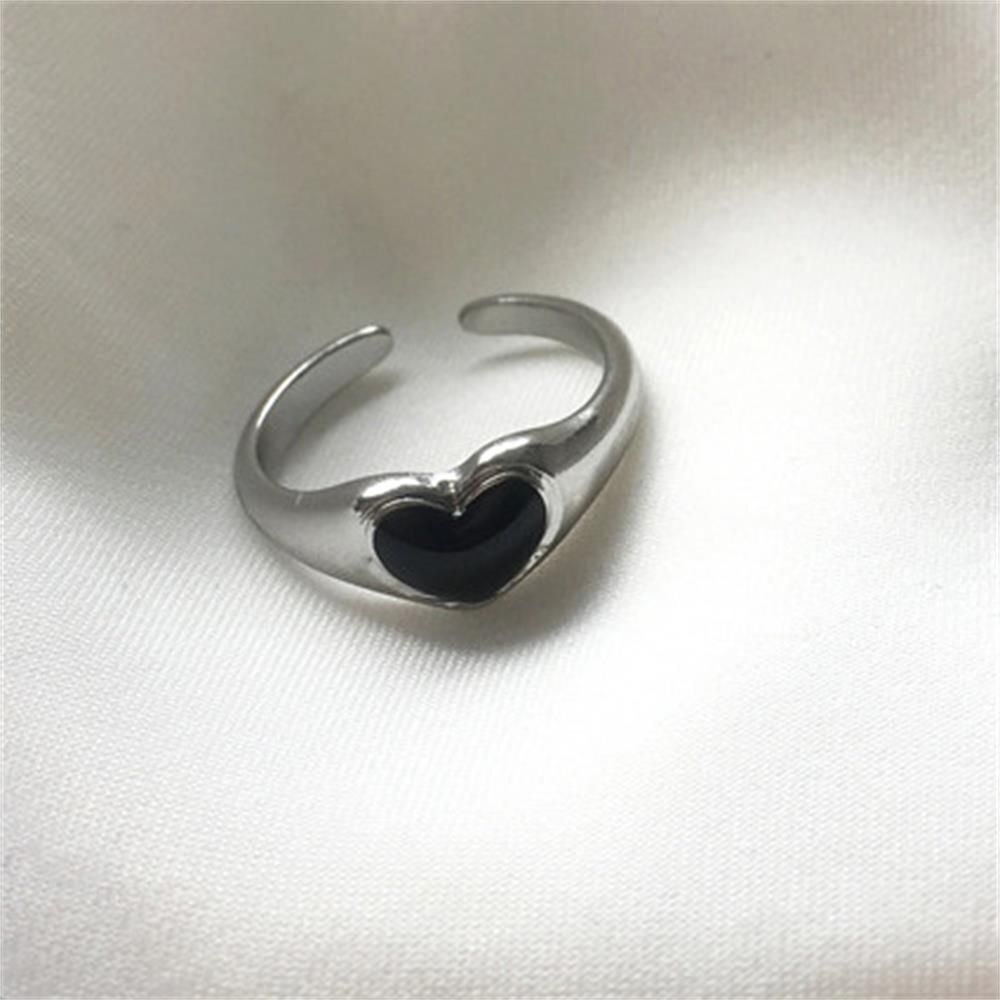 Gift for Women Girl Love Ring Opening Design Ring Index Finger Rings Heart Ring