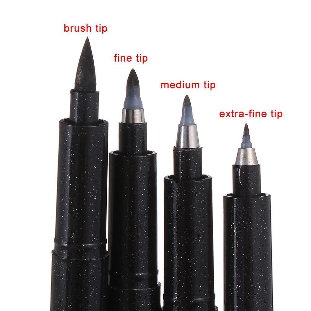 Marker Pen Calligraphy Ink Pen Paintbrush Hand Lettering Drawing Brush