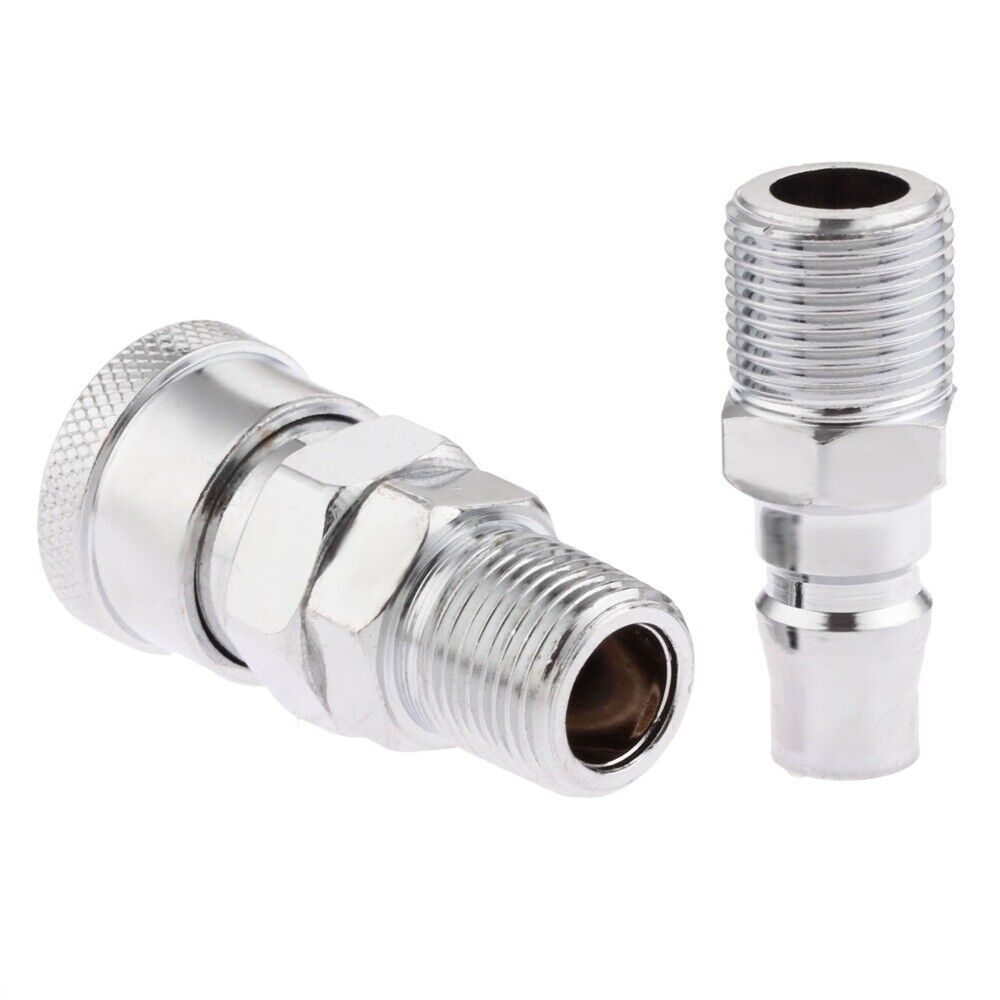 Quickly Connect Male Compressed Air Line Coupler Connector Fitting 3/8? BSP