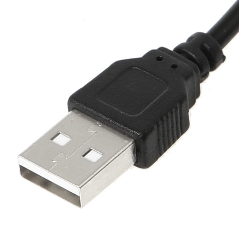 80cm USB DC Power Cable 4.0x1.7mm, 5V Barrel Jack Plug Male Connector Cord
