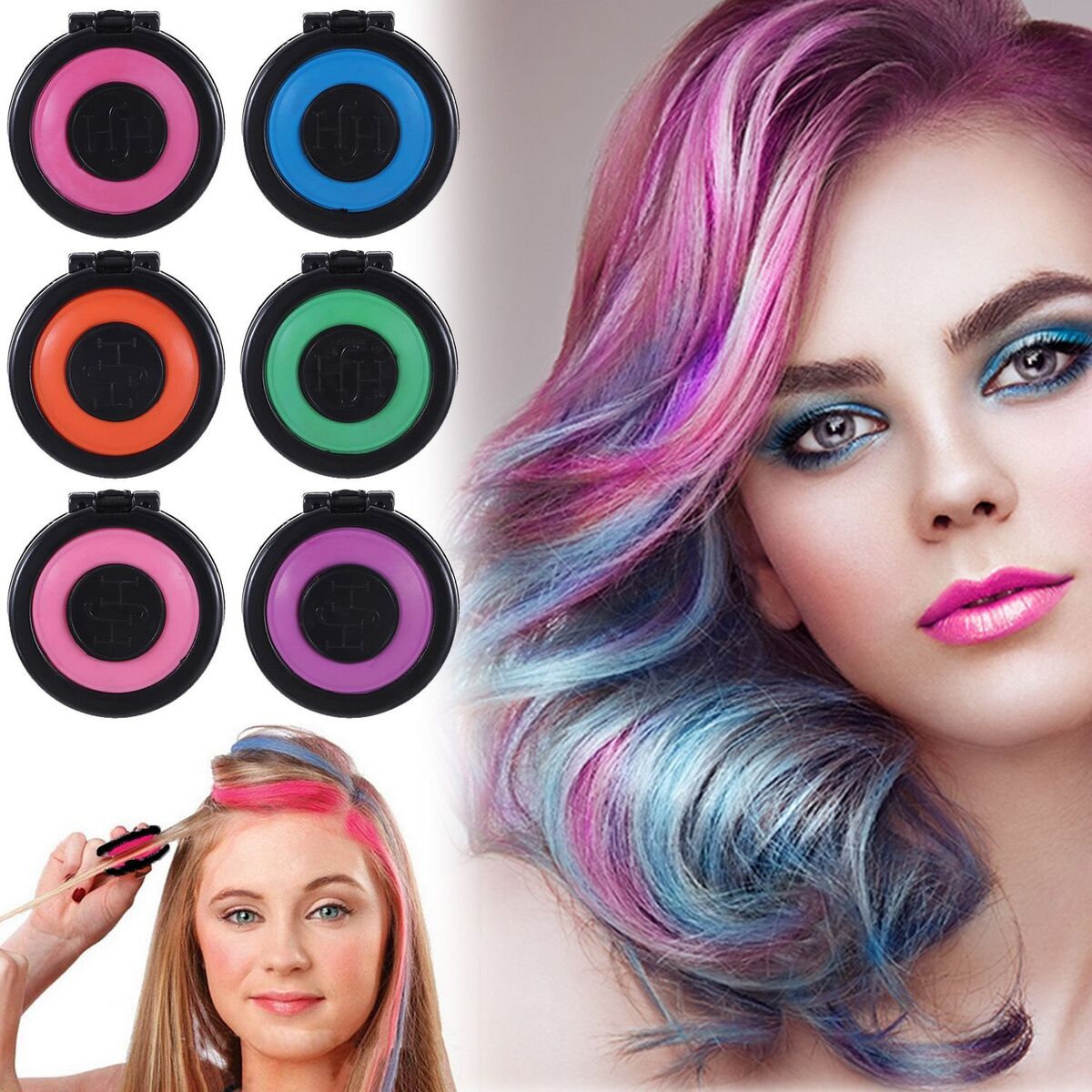 Beauty Styling Hair Color Chalk Temporary Hair Spray Hair Dye Pastels Salon